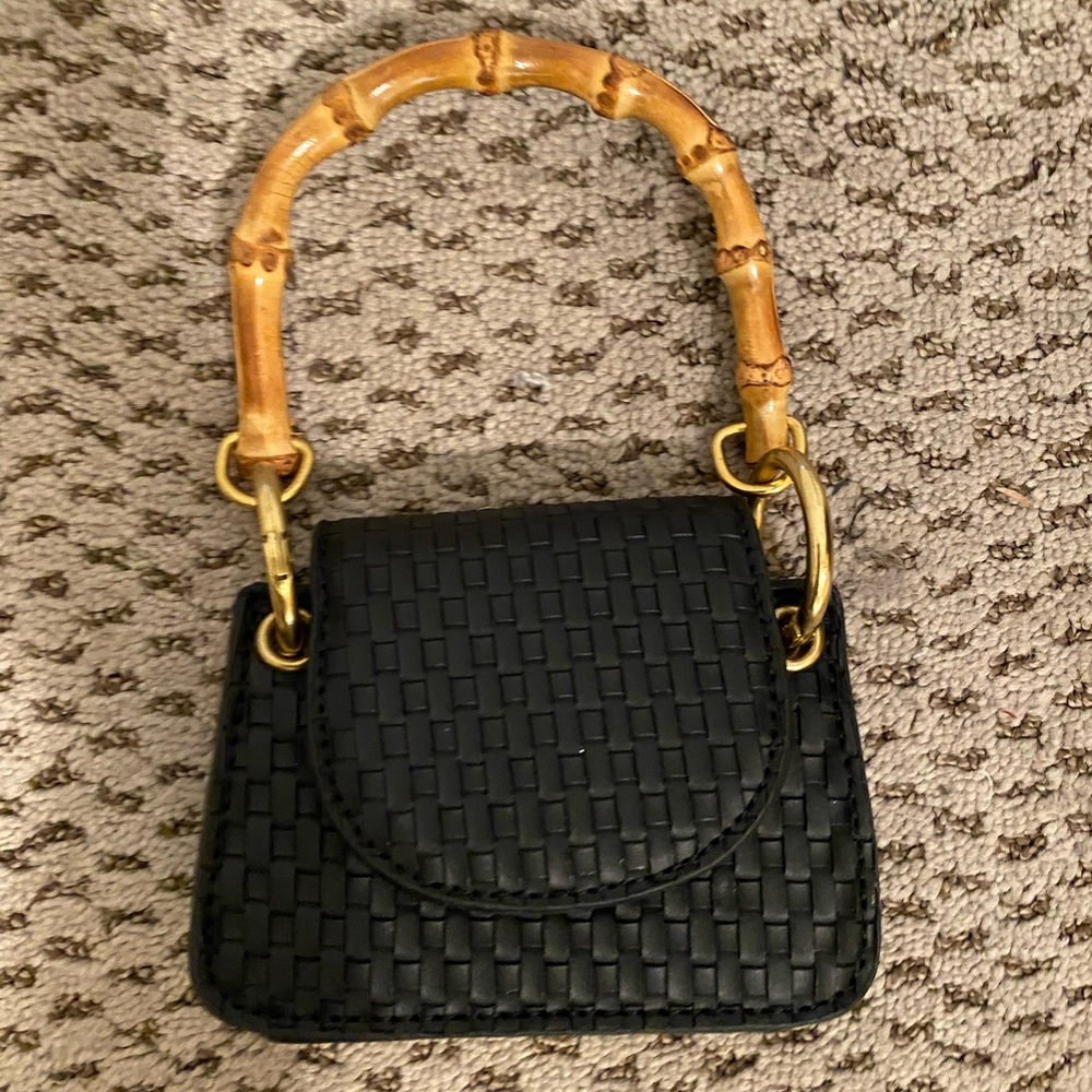 Mini black handbag